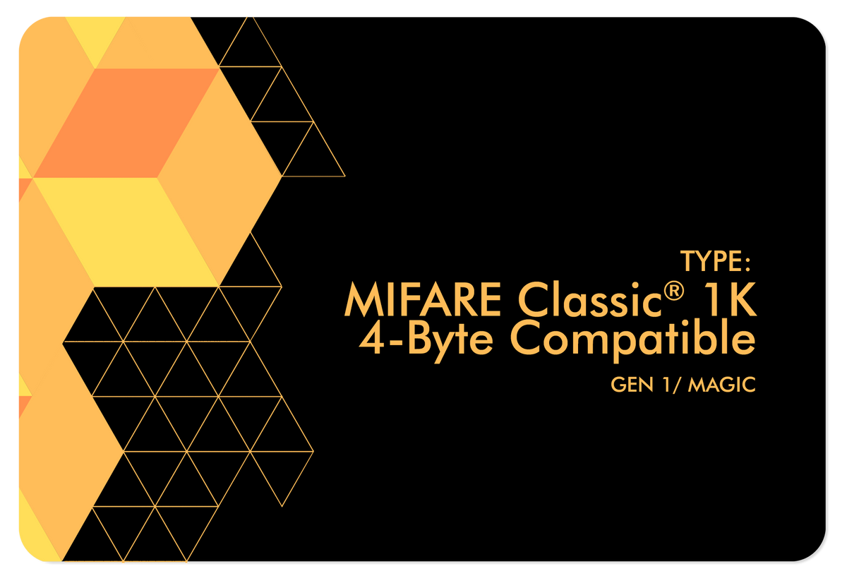 MIFARE Classic® 1K 4-Byte Compatible (Gen1) Blank Tag | ICopyX